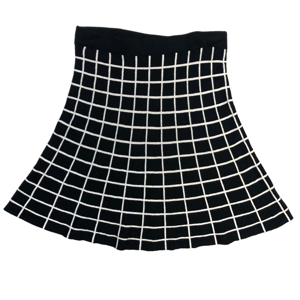 Ann Taylor Factory Women Black Casual Sweater Skirt Small Petite